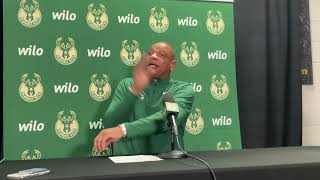 Doc Rivers postgame Bucks head coach has strong reaction about phantom foul called on Giannis [upl. by Malloy467]