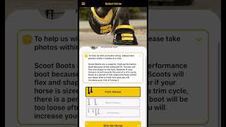 Scoot Boots  Hoof Sizer app [upl. by Mir]