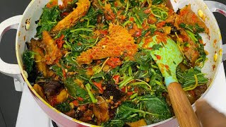 How to make Rich EFO RIRO for Beginners  Nigerian Vegetable Soup [upl. by Len]