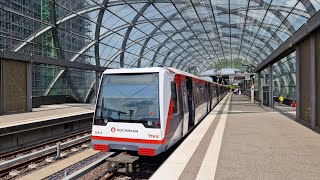 UBahn Hamburg  Mitfahrt in der kompletten U2U4 von Horner Rennbahn bis Elbbrücken im DT426 1461 [upl. by Churchill]