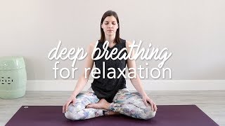 Deep Breathing Relaxation Technique  Yoga Breathing [upl. by Karlow]