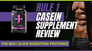 R1 CASEIN SUPPLEMENT REVIEW  RULE ONE MICELLAR CASEIN PROTEIN [upl. by Ahseined]