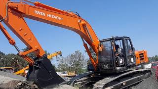 New Tata hitachi ex210 lc super unloading [upl. by Rube619]