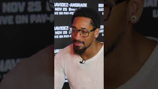 Demetrius Andrade on fighting David Benavidez [upl. by Dimo]