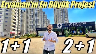 EV TURU 22  REFERANS ANKARA  11 ve 21 Örnek Daire Turu  Modern 11  21 Açık Mutfaklı Ev Turu [upl. by Heyes]