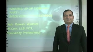 Winding Up of Company as per Insolvency amp Bankruptcy Code 2016 Insolvency Proceedings [upl. by Enrika]