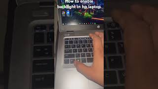 How to enable backlight in hp laptop hplaptop backlight enable [upl. by Arela772]