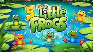 🌈little frog song for kids🌈 cartoon videos little fairy nursery rhymes [upl. by Brendin857]