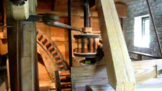 Grist Mill at Historic George Washington Mount Vernon Distillery [upl. by Schellens]