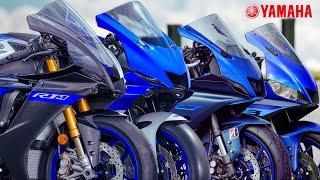 Yamaha R125 R15M R25 R3 R6 R7 R1 R1M Top Speed 2024 [upl. by Ajad]