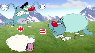 हिंदी Oggy and the Cockroaches 🐑 बिल्ली और भेड़ Hindi Cartoons for Kids [upl. by Kela486]