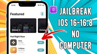 How to Jailbreak iOS 16168 No Computer  Without Losing Data [upl. by Strepphon]