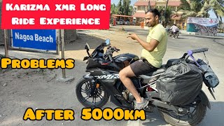 KARIZMA XMR REVIEW AFTER 5000 KM NON STOP RIDE  KARIZMA XMR PROBLEMS REVIEW [upl. by Celestyn217]