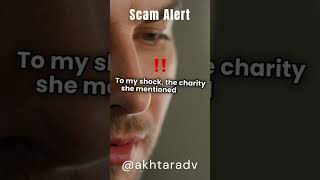 Fake Charity Scam Don’t Get Fooled by Fake Donations scam symphaty stayalert staysafe money [upl. by Kassey426]