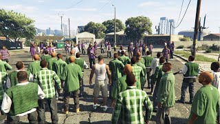 LUFTA E MADHE ME 4 FAMILJE  GTA FIVE M RP  TIBU2 [upl. by Kraus775]