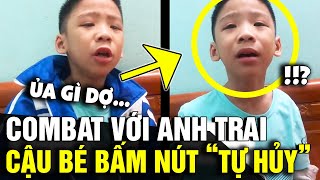 Combat TÓE LỬA với anh trai cậu bé lỡ mồm CHỐT HẠ 1 CÂU khiến bản thân TỰ HỦY  Tin Nhanh 3 Phút [upl. by Acirat343]