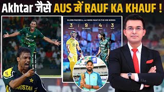 AUS vs PAK Haris Rauf picked 10 wickets amp wins player of the series against Australia [upl. by Thurmond538]