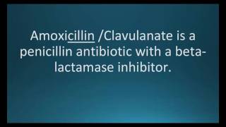 How to pronounce amoxicillin  clavulanate Augmentin Memorizing Pharmacology Flashcard [upl. by Mila350]