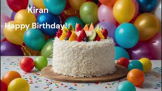 Kiran Happy Birthday Your Personalized Song  Check out Other Names HappyBirthdaySongsWithName22 [upl. by Inasah536]