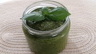 Marketten almaya son ev yapımı Fesleğenli Pesto Sos Tarifi [upl. by Llehsyt]