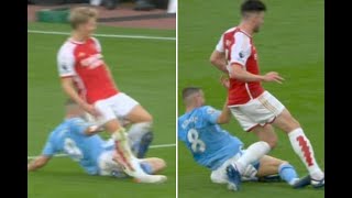 Arsenal fans say ‘leave the pitch the game is rigged’ as Kovacic survives VAR check after two fouls [upl. by Friedberg515]