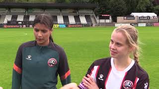 Maidenhead Utd Women 14 Plymouth Argyle Women  Natasha amp Amelie Mayani Interview  29th Sept 2024 [upl. by Janaya]