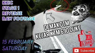 Demak DTM kejar KTM 690  KKIC Stage 1 Reverse  Raw [upl. by Akehsyt715]