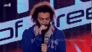 The Voice  Παναγιώτης Βιντζηλαίος Billie Jean 1712014 [upl. by Garson]