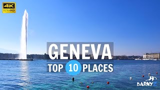 Top 10 places to visit in Geneva Switzerland  travel guide [upl. by Islehc]