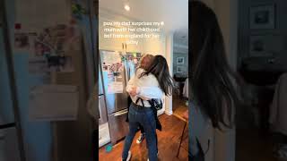 Husband Surprises her Wife with Her Childhood Best Friend for Her Birthday [upl. by Ivers]