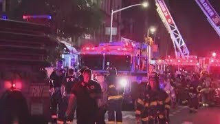 Fatal fire in Washington Heights apartment leaves dozens homeless [upl. by Sibilla]