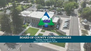 Board of County Commissioners  October 17 2024 [upl. by Aliwt246]