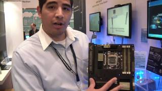 Sabertooth P67 Motherboard with Thermal Armor  ASUS  CES 2011 [upl. by Aehtorod673]