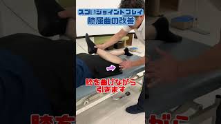 すごいジョイントプレイ 膝屈曲の改善 joint play fascia rehabilitation physical training exercise [upl. by Aya]