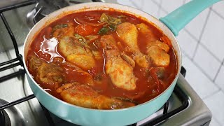 Piernas de pollo en salsa roja 😋🍗😉 ¡Receta fácil y deliciosa 😱 [upl. by Ahsika]