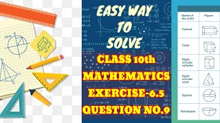 SOLUTION of Class 10th Mathematics NCERT  TRIANGLES Exercise 65 Question no 9 [upl. by Rramel]