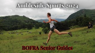 Ambleside Sports 2024 BOFRA Senior Guides Race [upl. by Durrace]