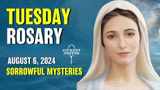 Tuesday Rosary 💙 Sorrowful Mysteries of the Rosary 💙 August 6 2024 VIRTUAL ROSARY [upl. by Clari]