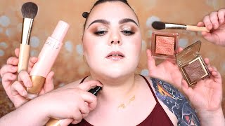 NABLA BODY GLOW HIGHLIGHTER  Skin Bronzing Skin Glazing and other stuff  HAUL  TEST amp REVIEW [upl. by Nevag]