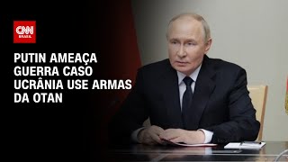 Putin ameaça guerra caso Ucrânia use armas da Otan  BASTIDORES CNN [upl. by Rapsag]