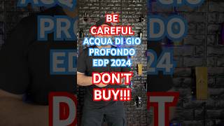 Don’t Buy New Acqua Di Gio Profondo edp 2024 If… [upl. by Nivled84]