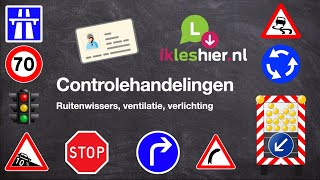 Controlehandelingen Ruitenwissers praktijkexamen auto CBR [upl. by Janice927]