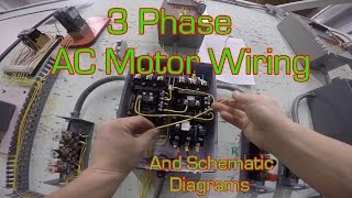 3 Phase Magnetic Motor Starter and Wire Diagram [upl. by Garmaise]