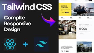 Beautiful Responsive Design Using Tailwind CSS  Master Tailwind CSS [upl. by Aksel]