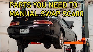 Manual Swap SC400 SC300  Parts List CD009 Six Speed [upl. by Janka]