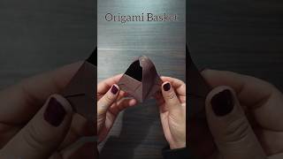 Quick Origami Basket Easy Paper Folding for Everyone 🧺✨ [upl. by Wennerholn]