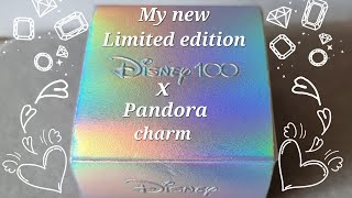 My new Limited Edition Disney 100 X Pandora charm ✨️ New Disney bracelet design [upl. by Charlena233]