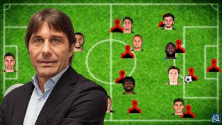 La TATTICA di ANTONIO CONTE 👨‍🏫⚽ Come giocherebbe il Napoli [upl. by Anaeed333]