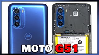 Motorola Moto G51 Disassembly Teardown Repair Video Review [upl. by Gebelein421]