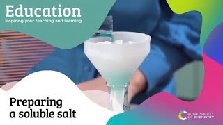 Preparing a soluble salt  14–16 Practicals [upl. by Nohsyar574]